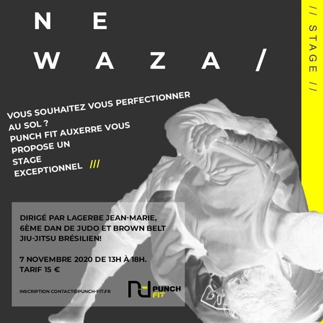 Stage Ne Waza le 7 novembre